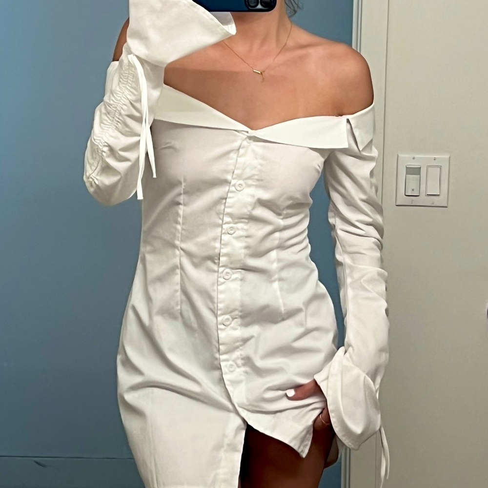 Pretty Little Thing button down dress